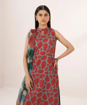 2 Piece - Printed Lawn Suit