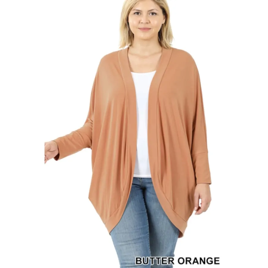 3/4 Sleeve Cocoon Wrap Cardigan