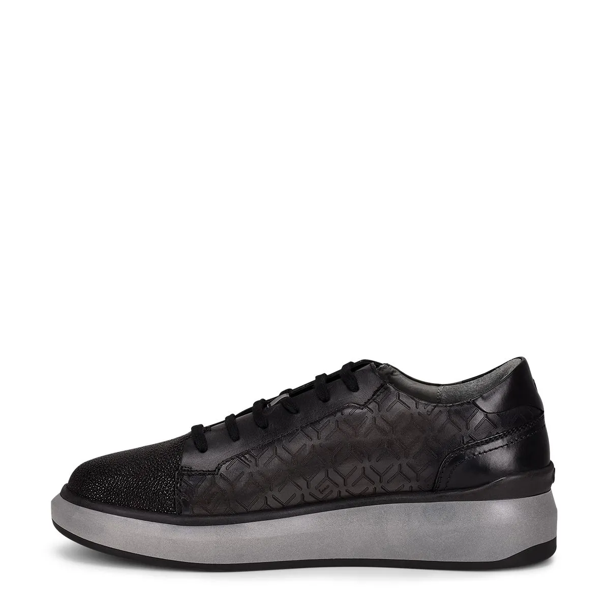 3Y1MTTS - Cuadra black casual fashion stingray sneakers for men