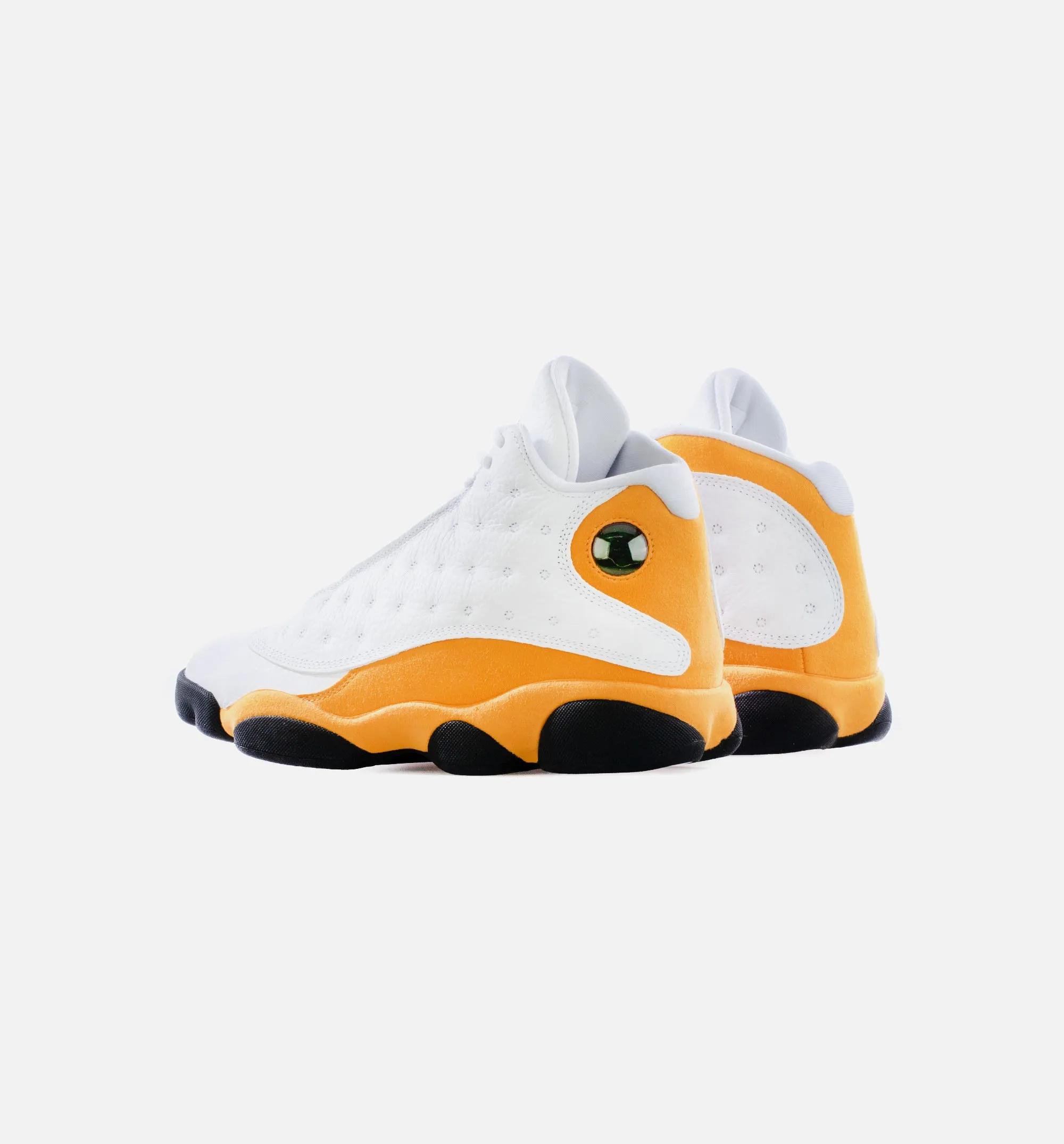 Air Jordan 13 Retro Del Sol Mens Lifestyle Shoe - White/Del Sol Yellow