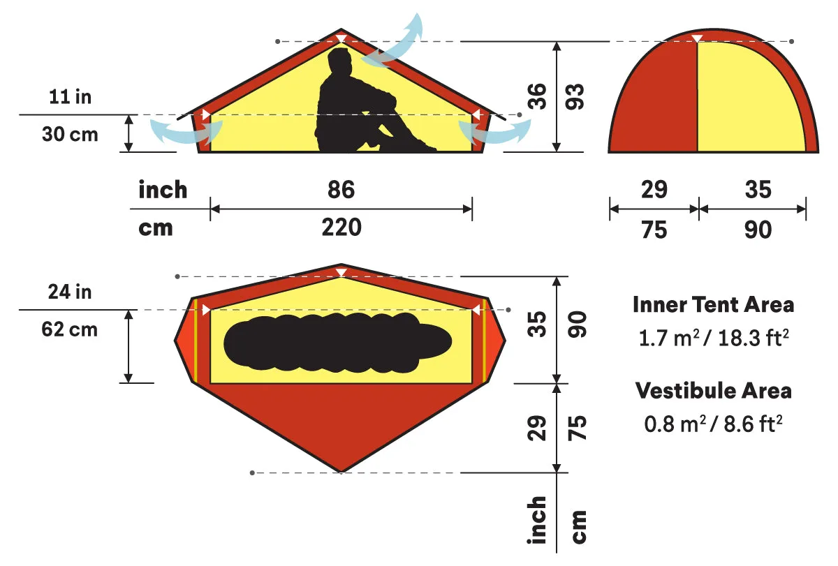 Akto 1 Person Tent