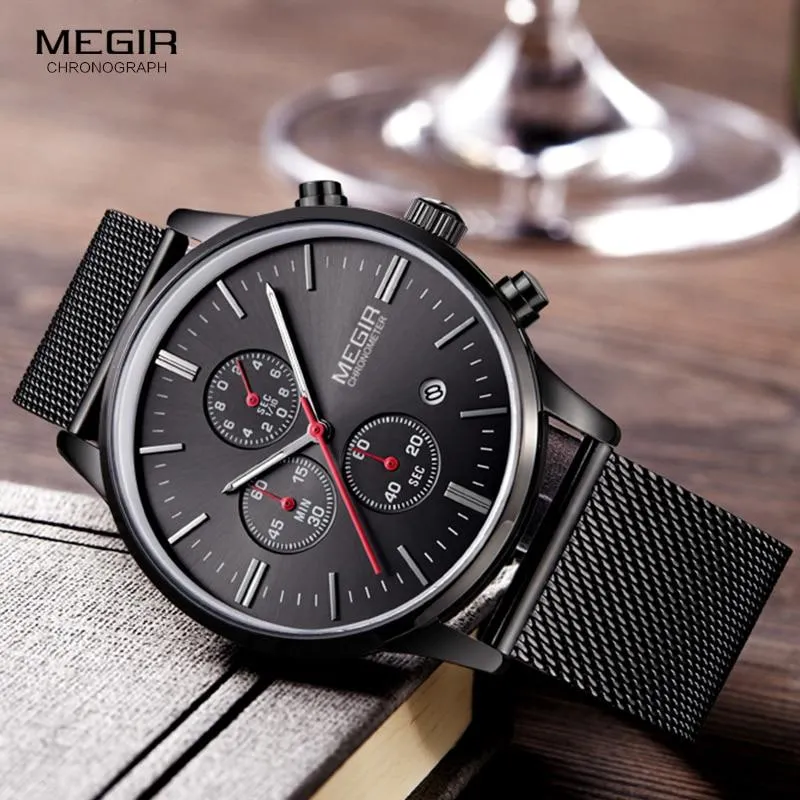 Ambition Men Business Stainless Steel Watch