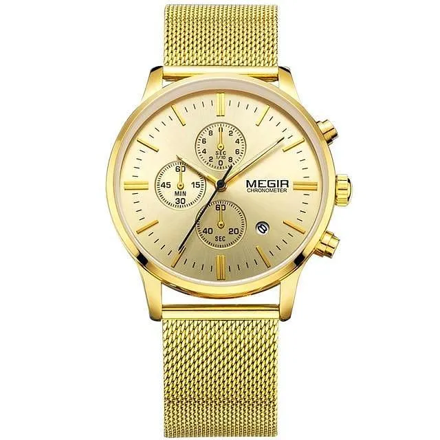 Ambition Men Business Stainless Steel Watch