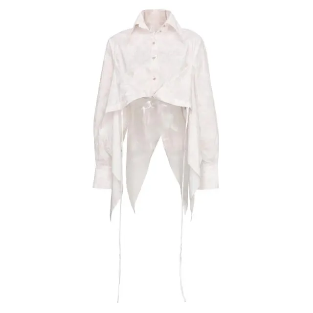 Ayeka Irregular Long Sleeve Shirt