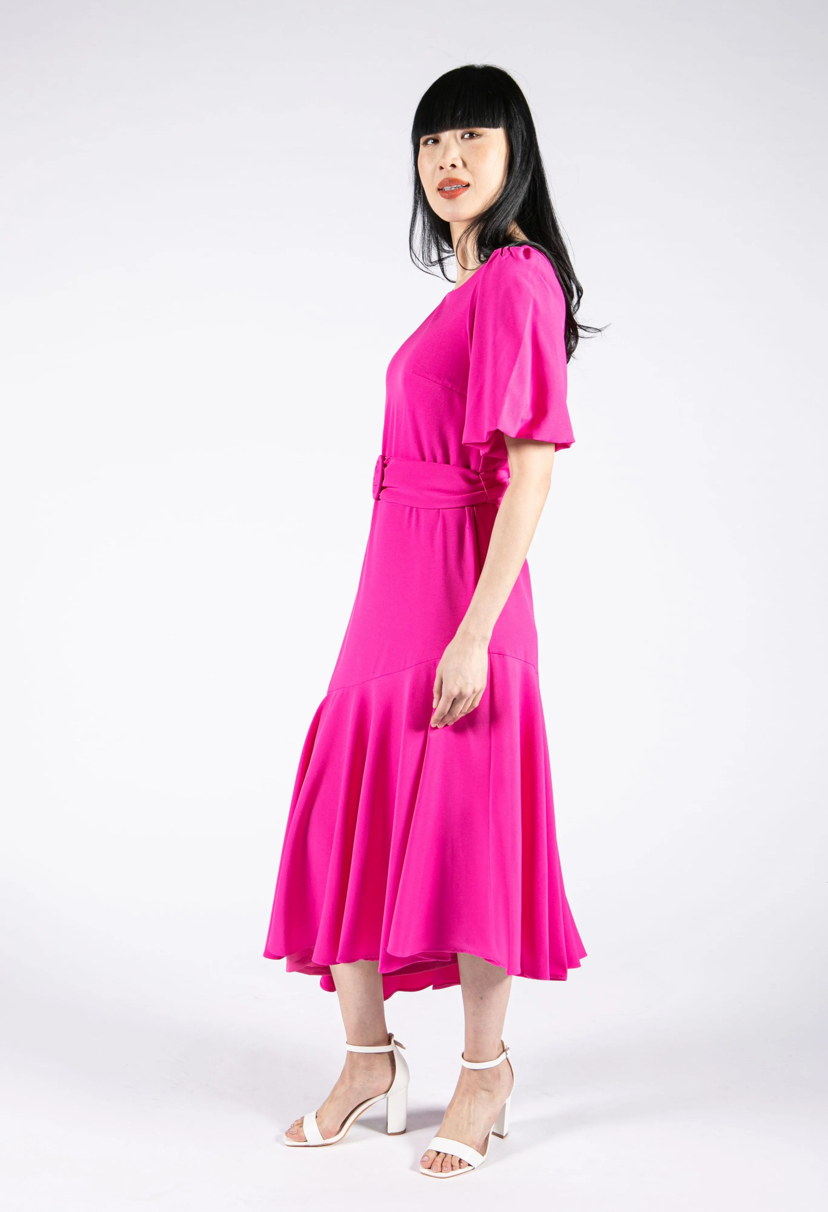 Belted Midi Dress