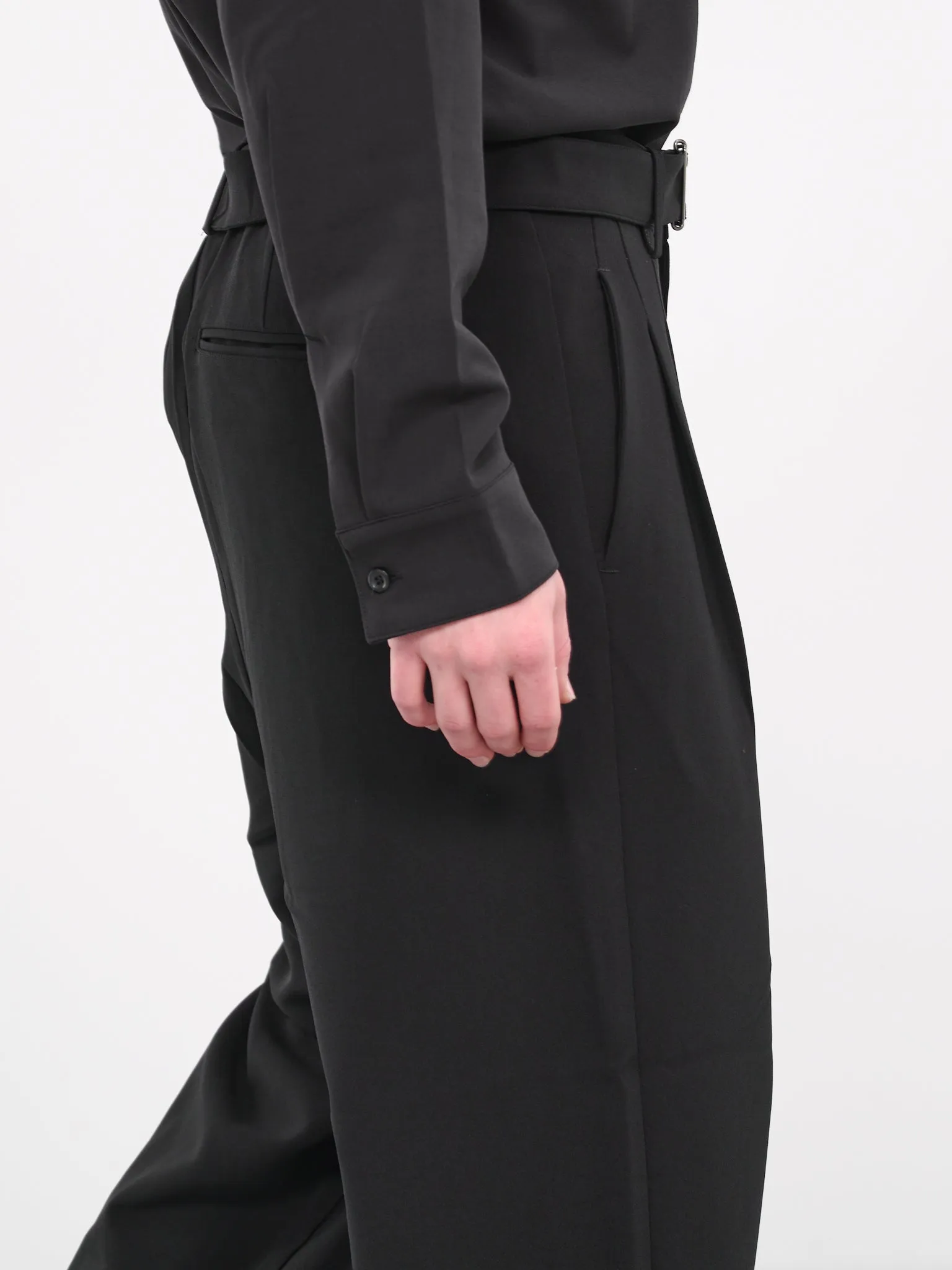 Belted Trousers (AP32-045-BLACK)