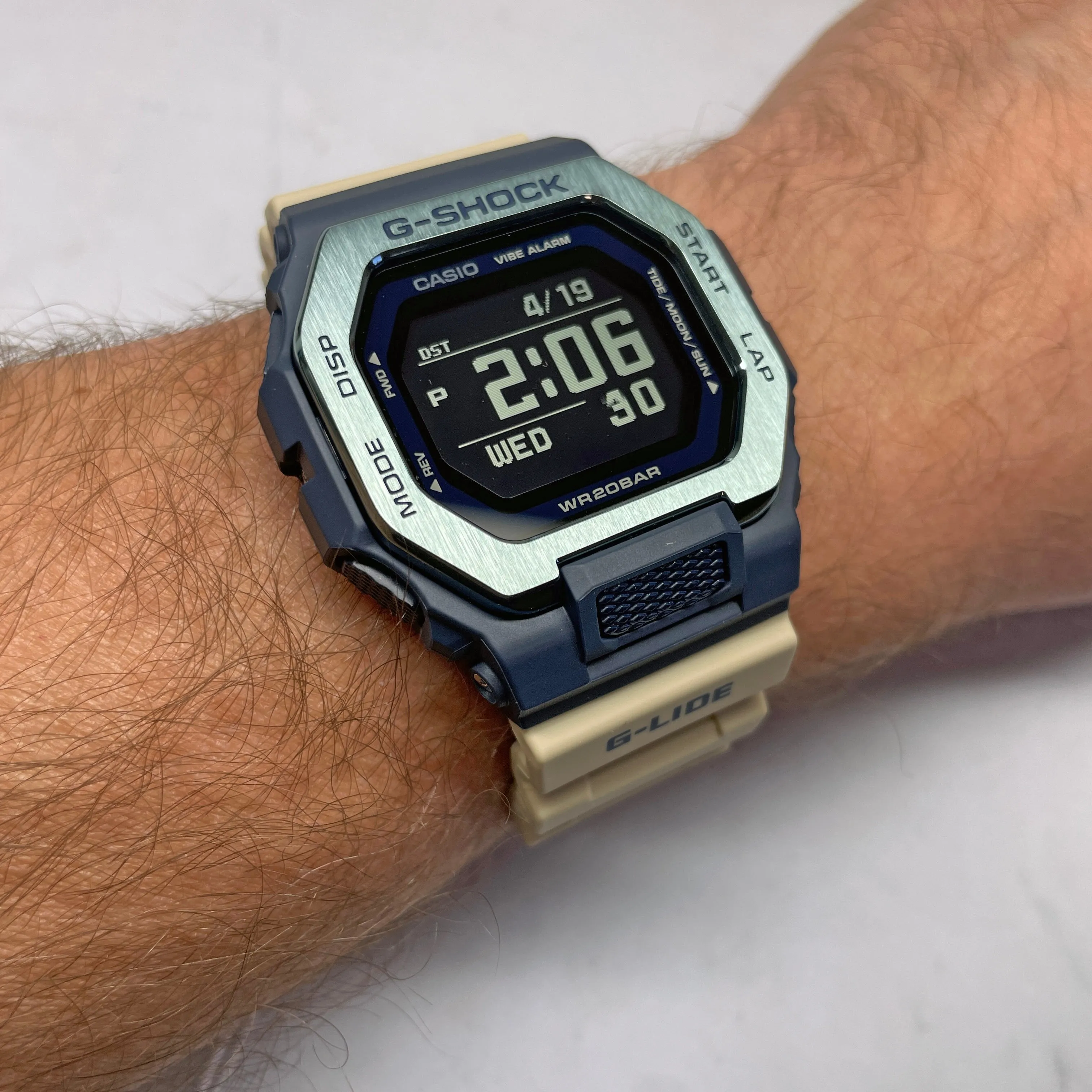 Casio G-SHOCK G-LIDE GBX100TT-2 Blue Neutral Surf Surfer Men's Tide Watch