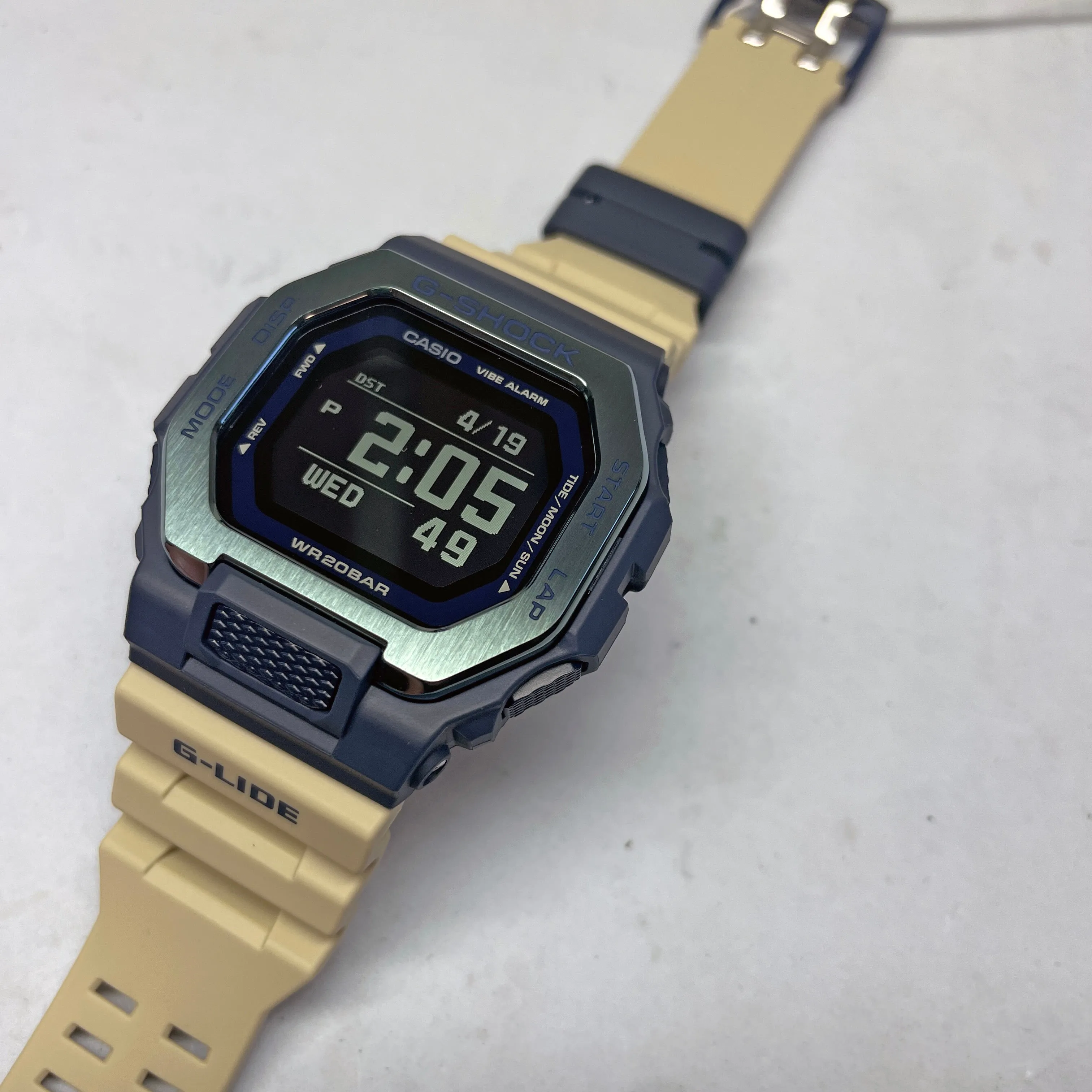 Casio G-SHOCK G-LIDE GBX100TT-2 Blue Neutral Surf Surfer Men's Tide Watch