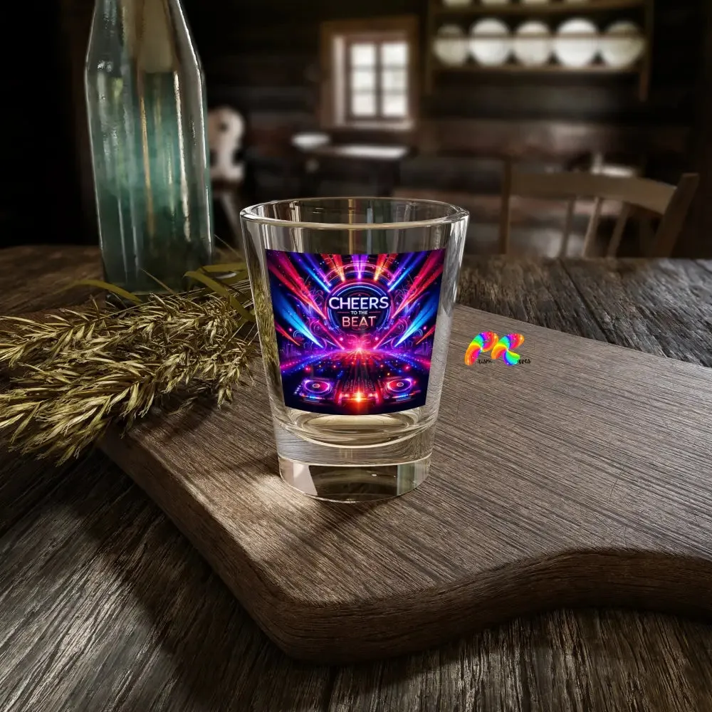 Cheers To The Beat Shot Glass, 1.5oz