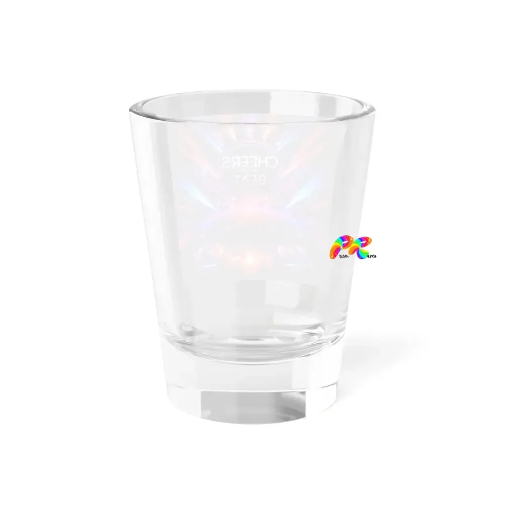 Cheers To The Beat Shot Glass, 1.5oz