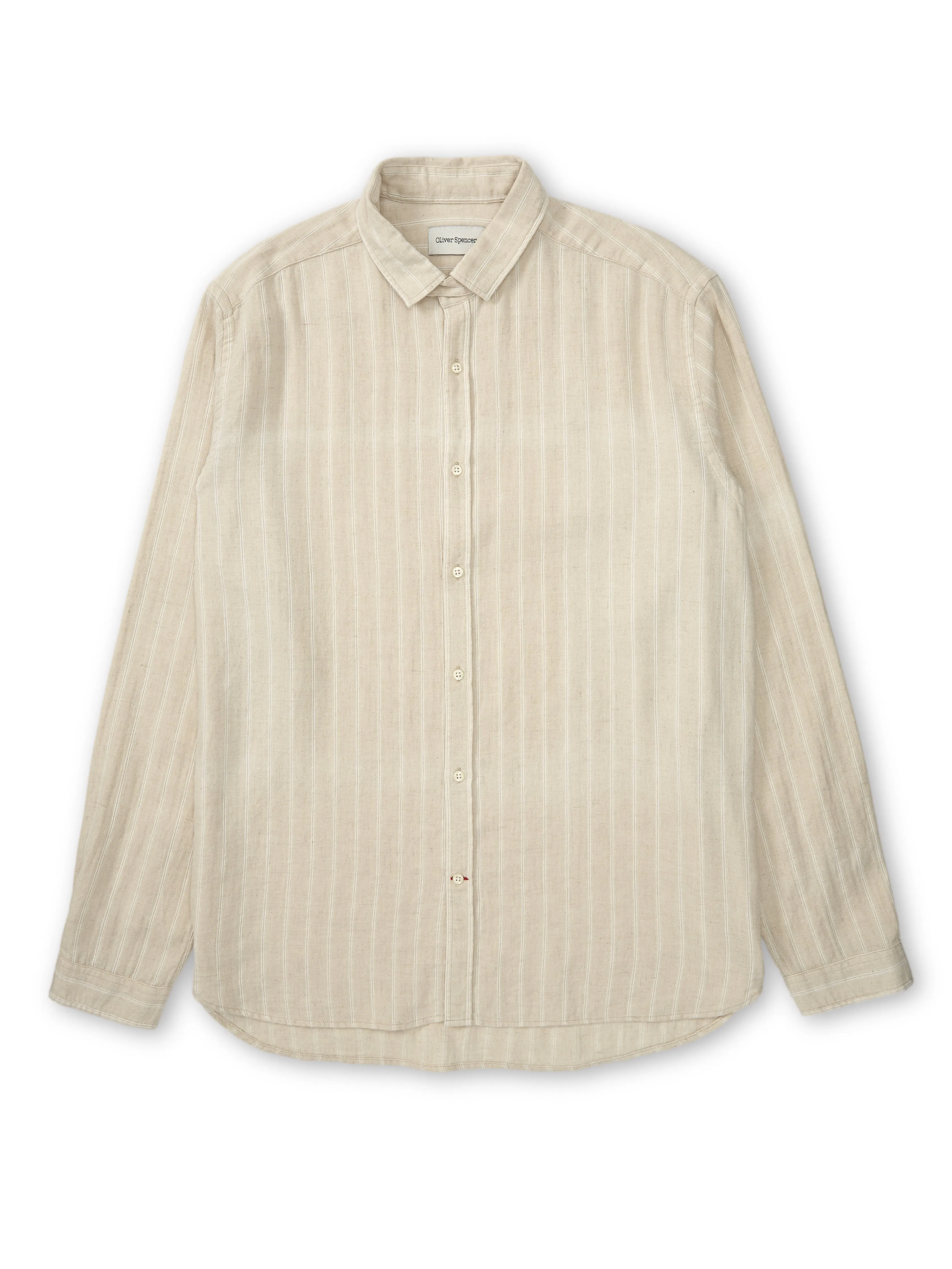 Clerkenwell Tab Shirt Randal Cream