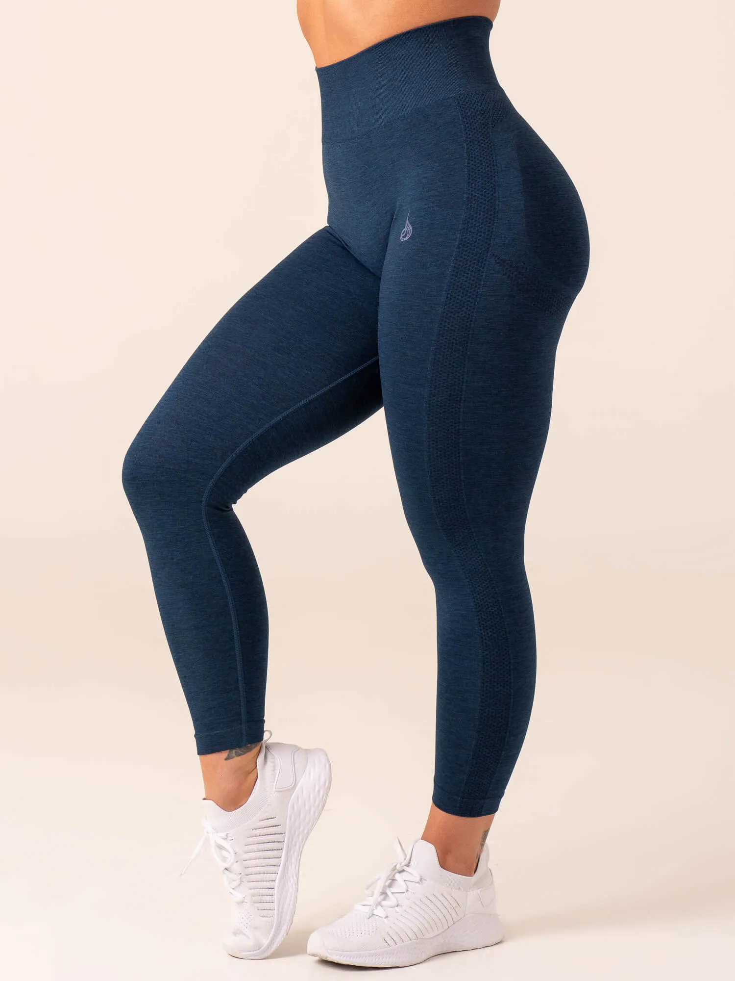 Evolve Seamless Leggings - Navy Marl