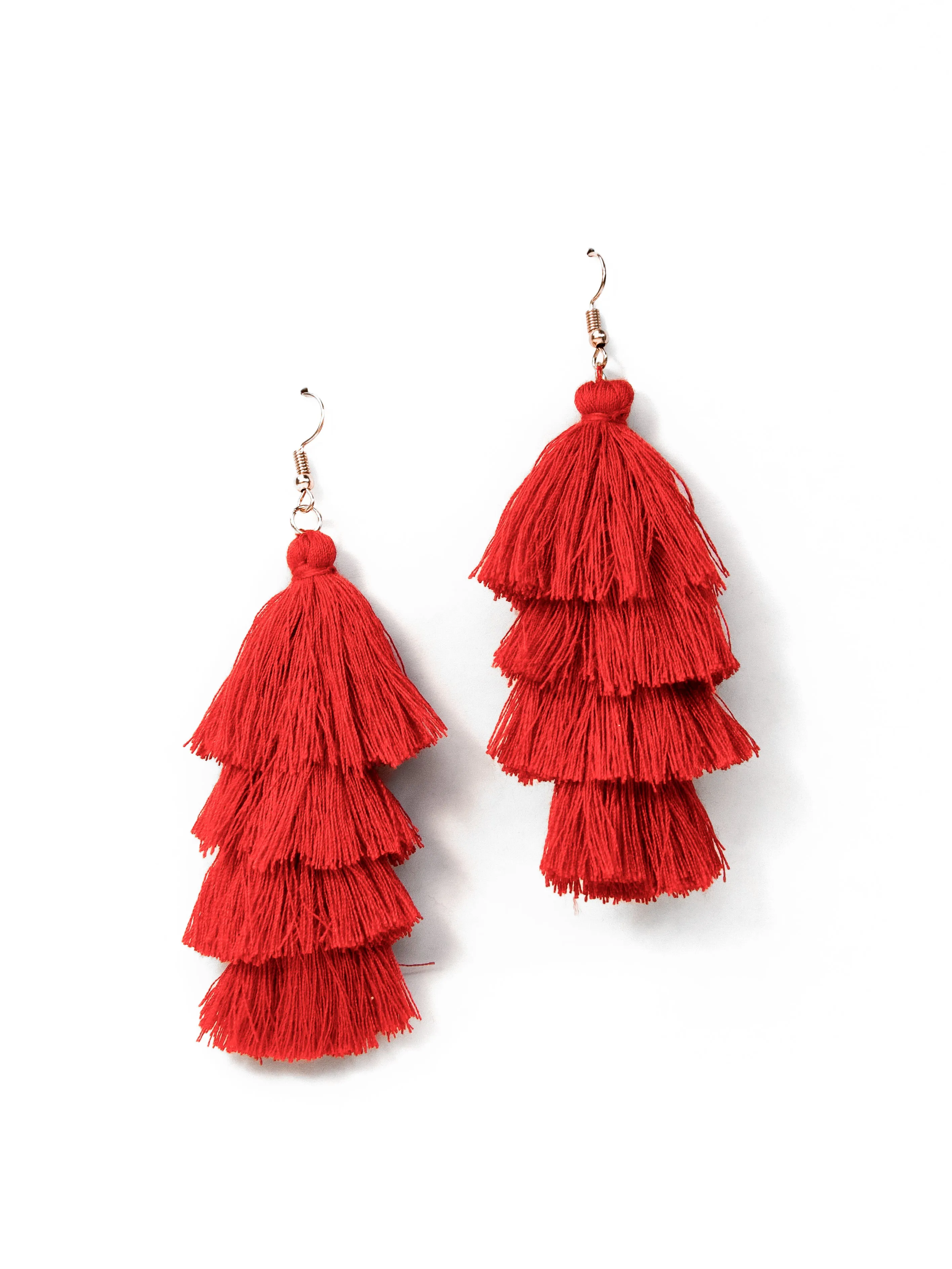 Fiesta Fun Earrings Red