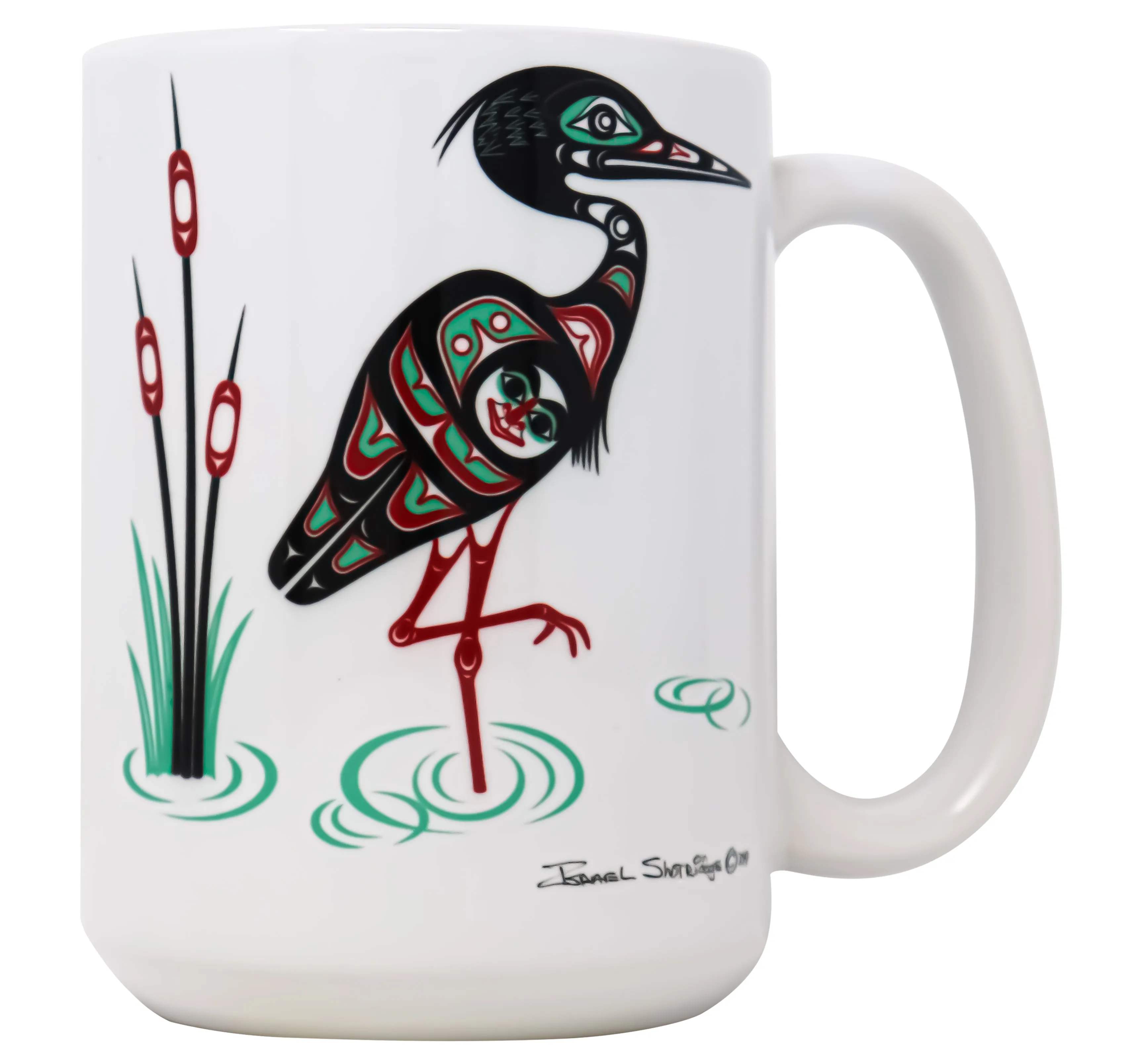 Heron Formline Mugs - Set of 2