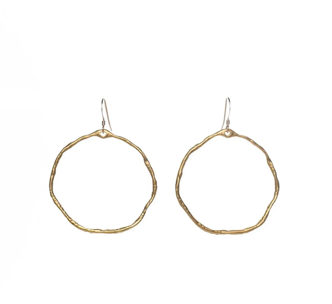 Large Vermeil Hoops