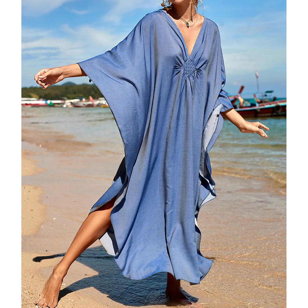 Lose Maxi-Kaftan-Tunika von Athena für den Strand 