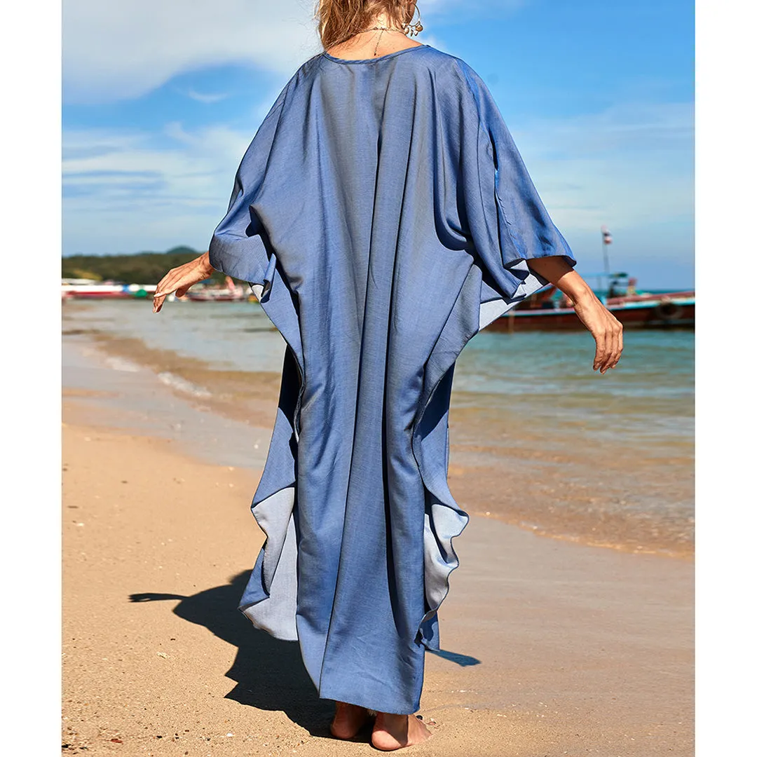 Lose Maxi-Kaftan-Tunika von Athena für den Strand 