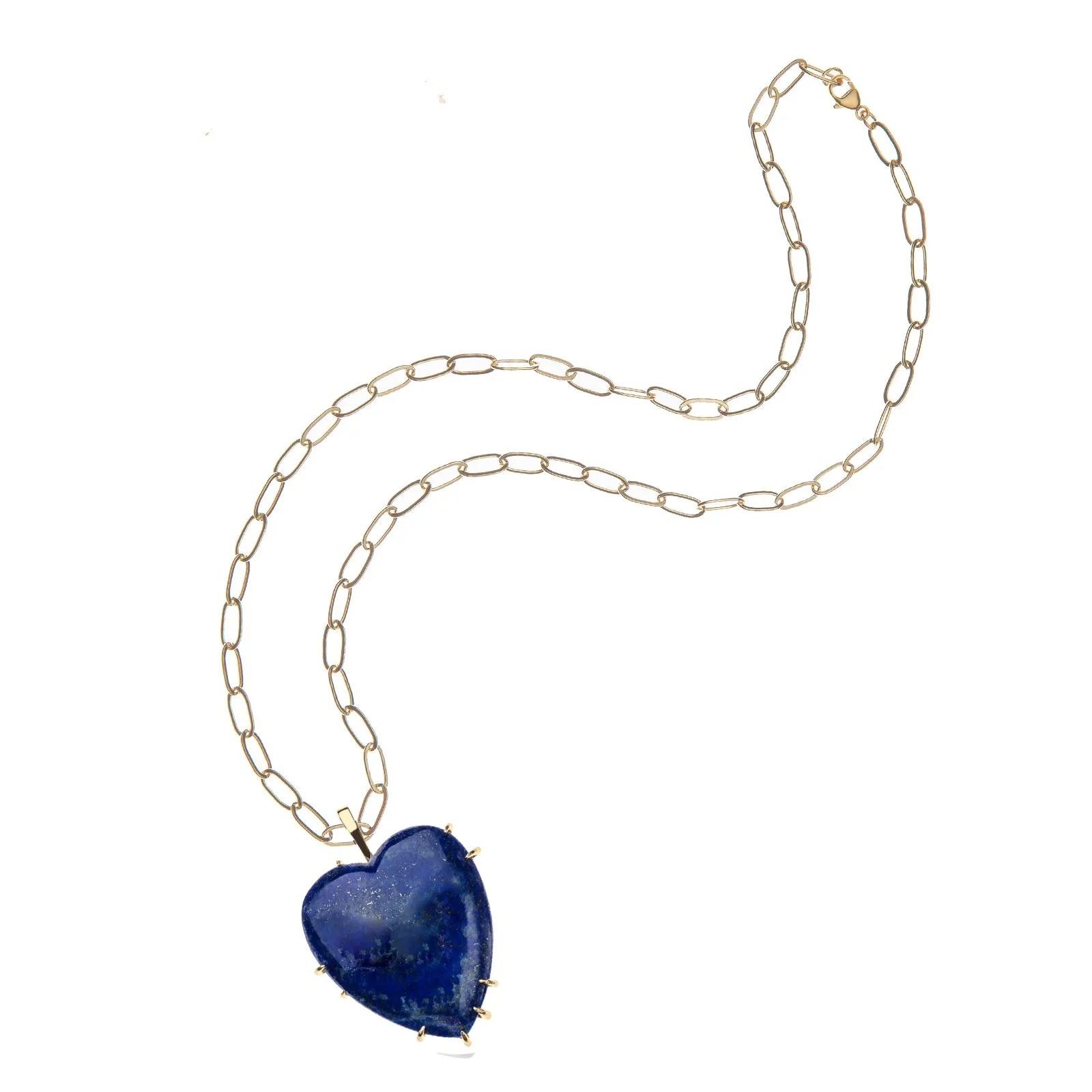 LOVE Carry Your Heart Pendant in Lapis