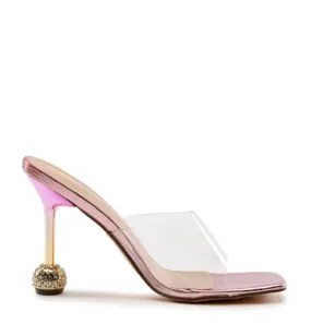 MONARCHY TRANSLUCENT ROSE HIGH HEEL