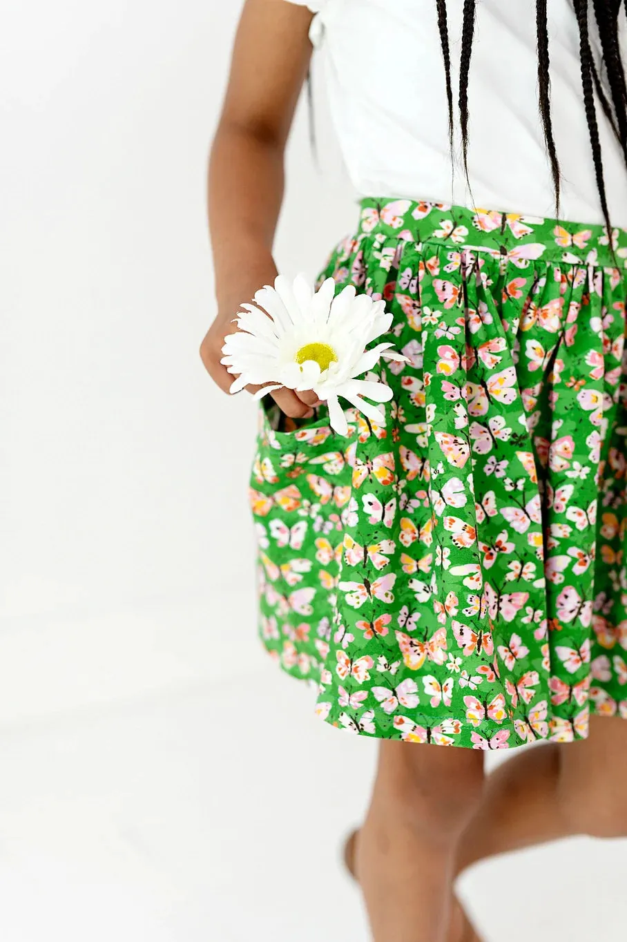 Pocket Skort in Bold Butterfly