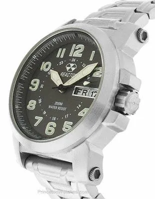 Reactor Mens Atom - Smoke Gray Dial - Stainless Steel - Luminous - Day Date