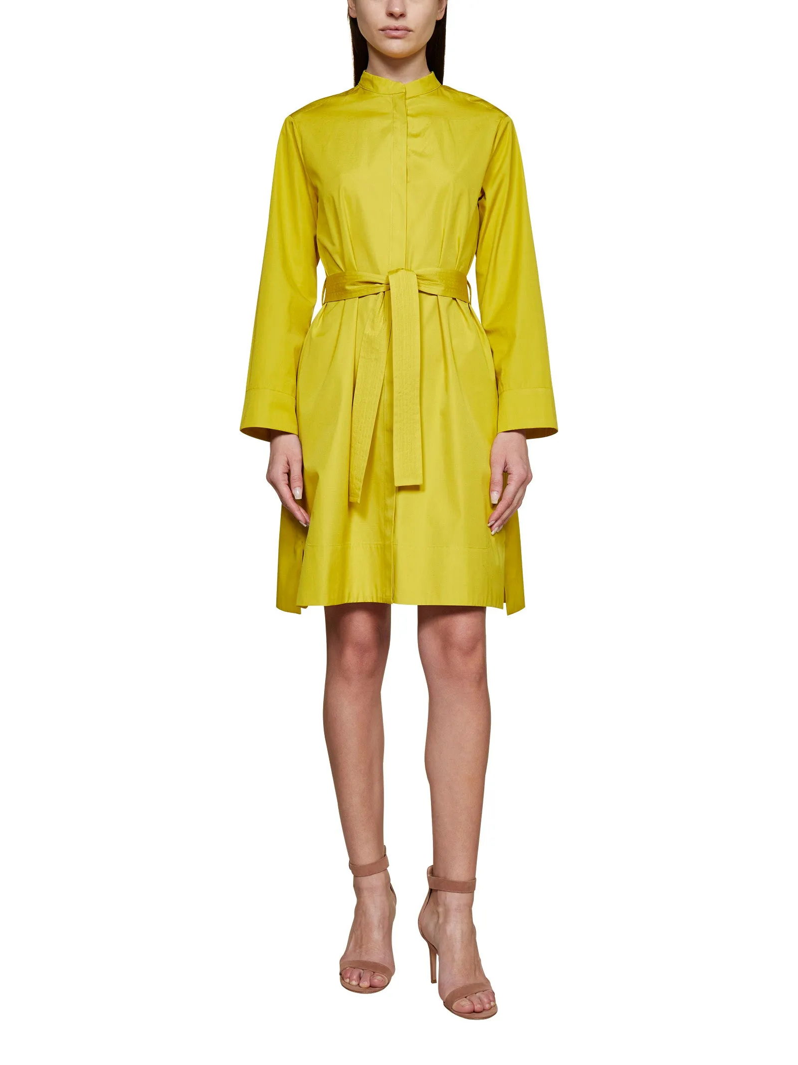 'S Max Mara Belted Midi Dress