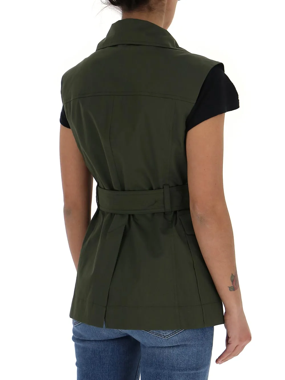 'S Max Mara Belted Waistcoat