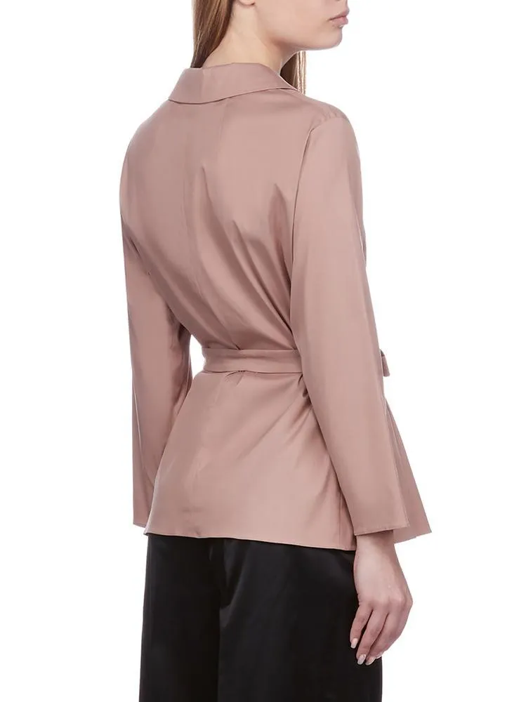 'S Max Mara Potenza Belted Shirt