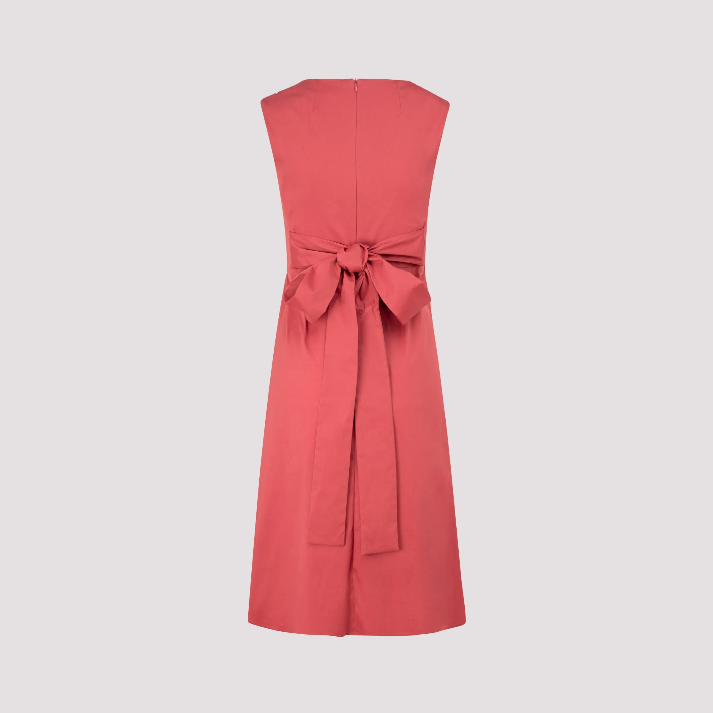 'S Max Mara Sleeveless Belted Dress