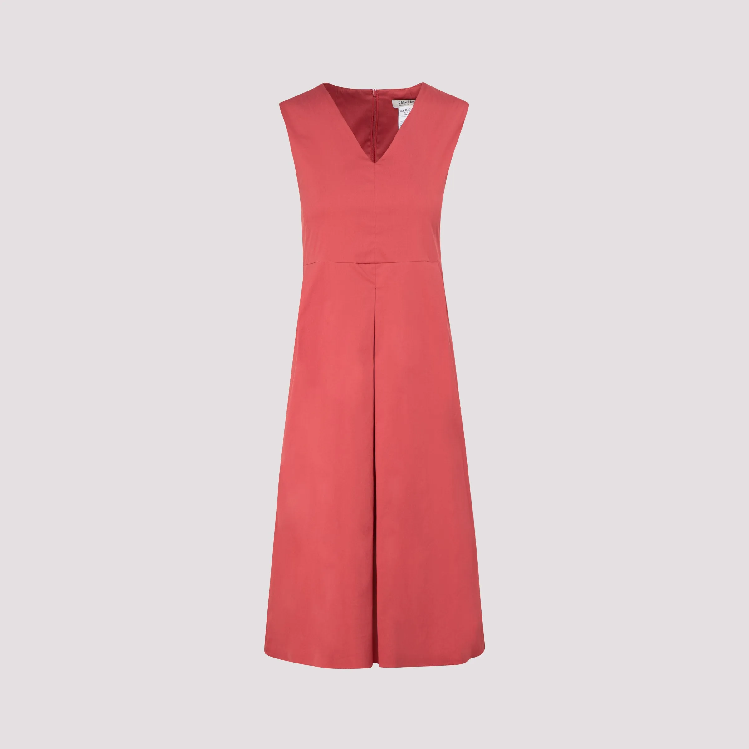 'S Max Mara Sleeveless Belted Dress