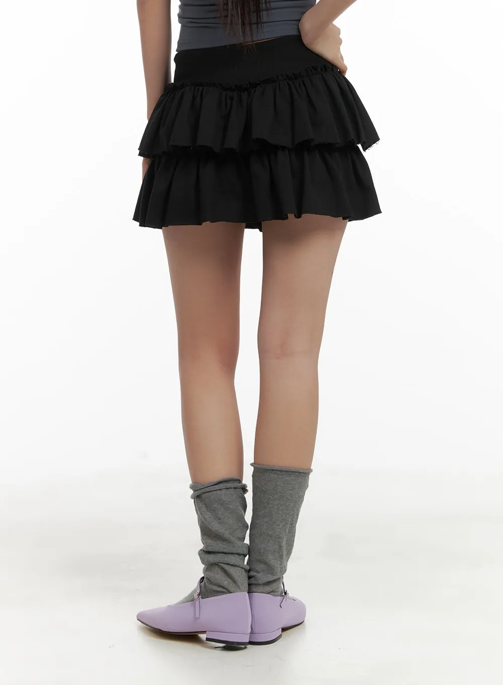 String Frill Mini Skort CA409