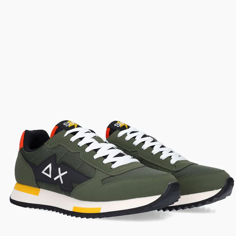 Sun68 AX Niki Solid Verde Militare Giallo