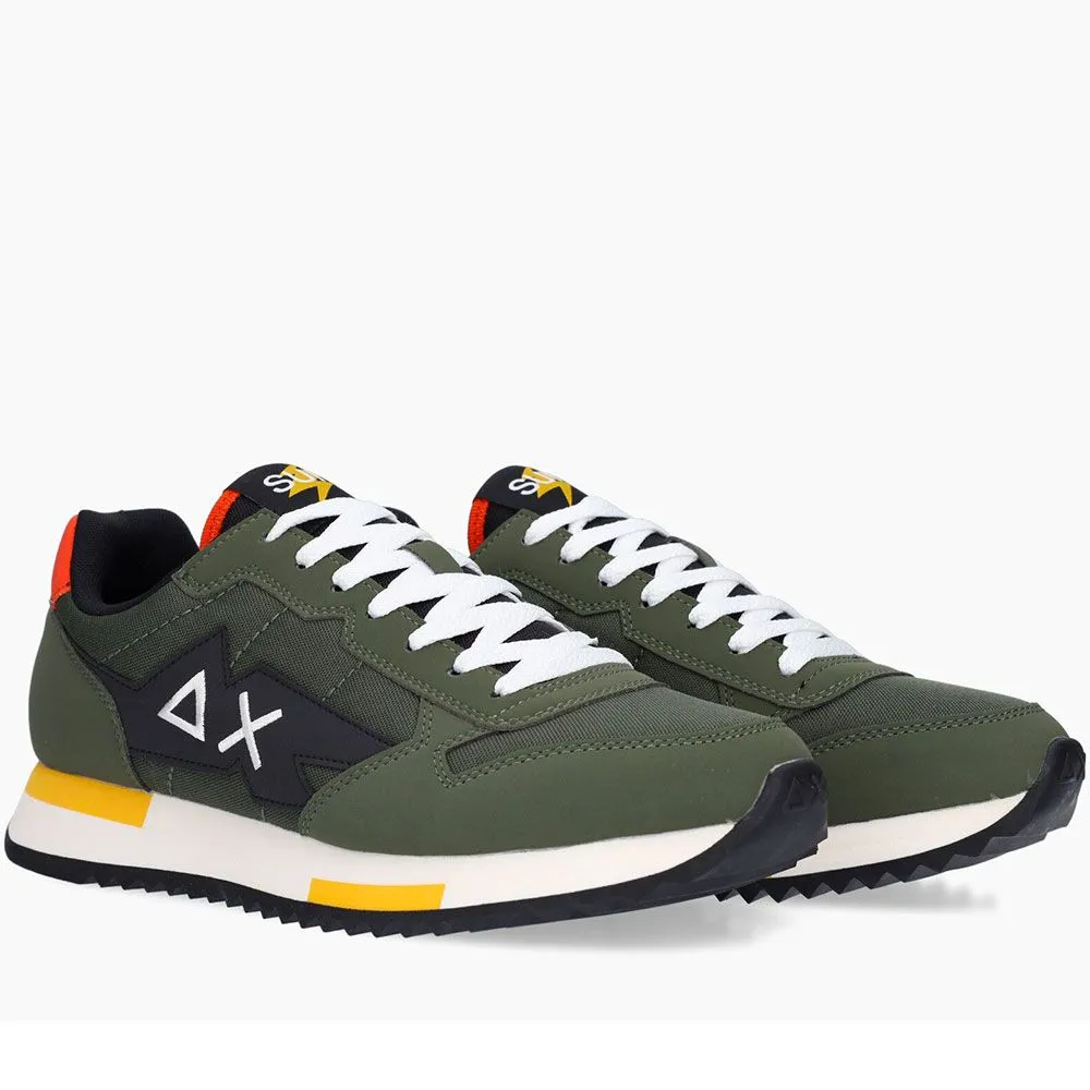 Sun68 AX Niki Solid Verde Militare Giallo