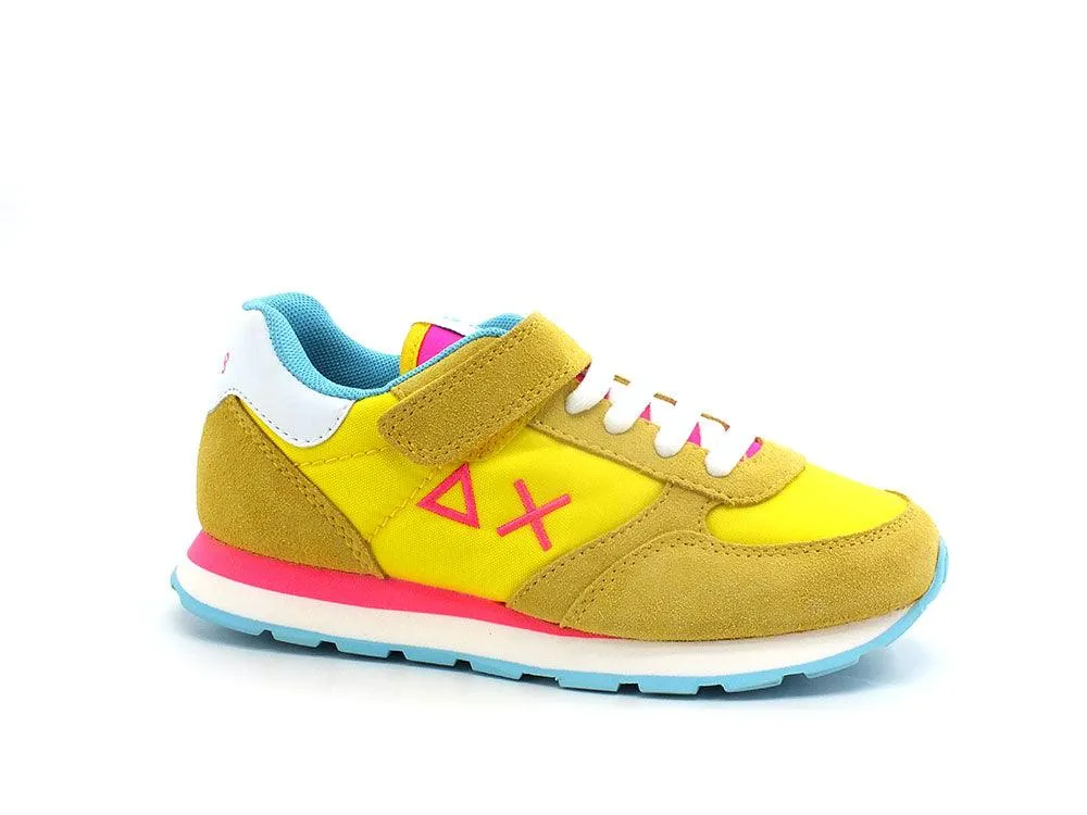 SUN68 Girl's Ally Solid Sneaker Bambino Giallo Z32401