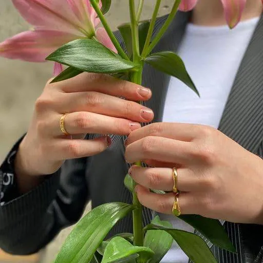 THE COCO RING - Solid 14k yellow gold