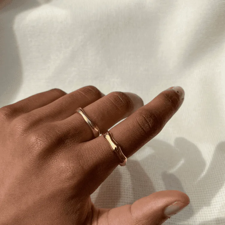 THE COCO RING - Solid 14k yellow gold