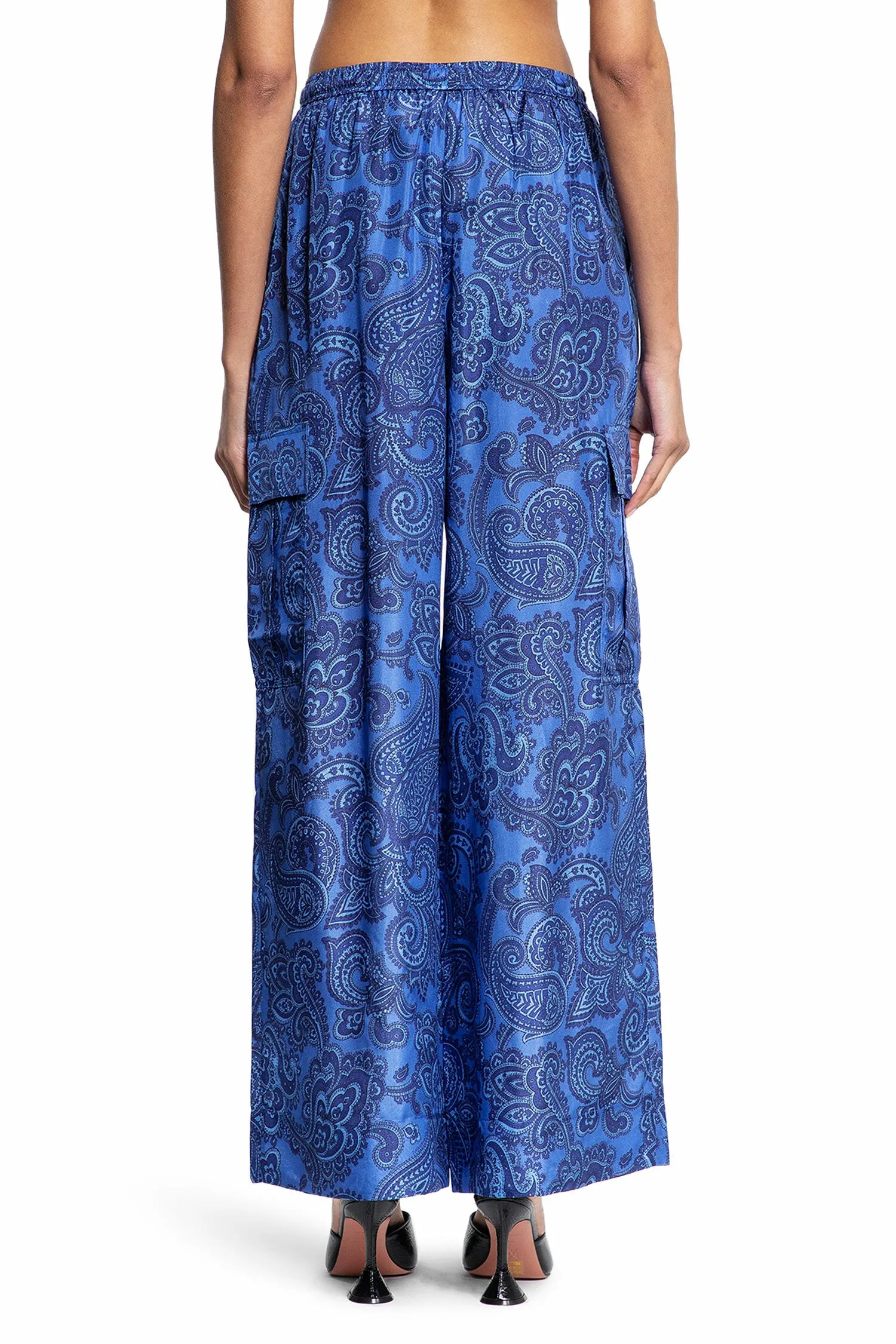 ZIMMERMANN WOMAN BLUE TROUSERS