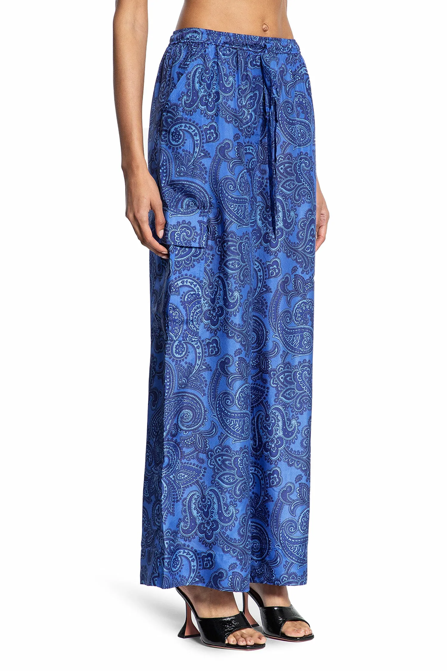 ZIMMERMANN WOMAN BLUE TROUSERS